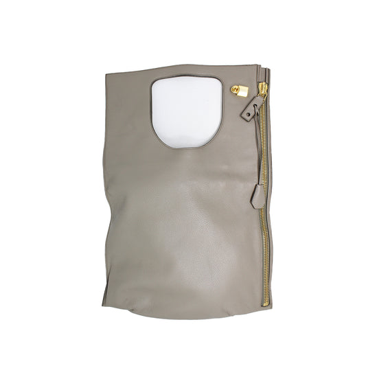 Tom Ford Fold Over Taupe Bag