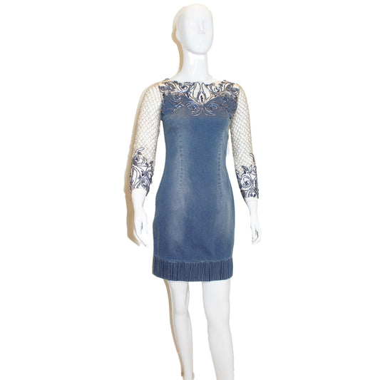 Patbo Mini Denim Dress size S