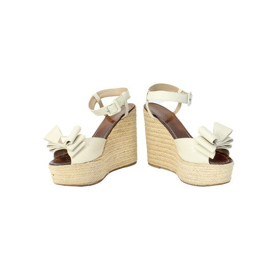 Valentino Leather Espadrilles Talla 39