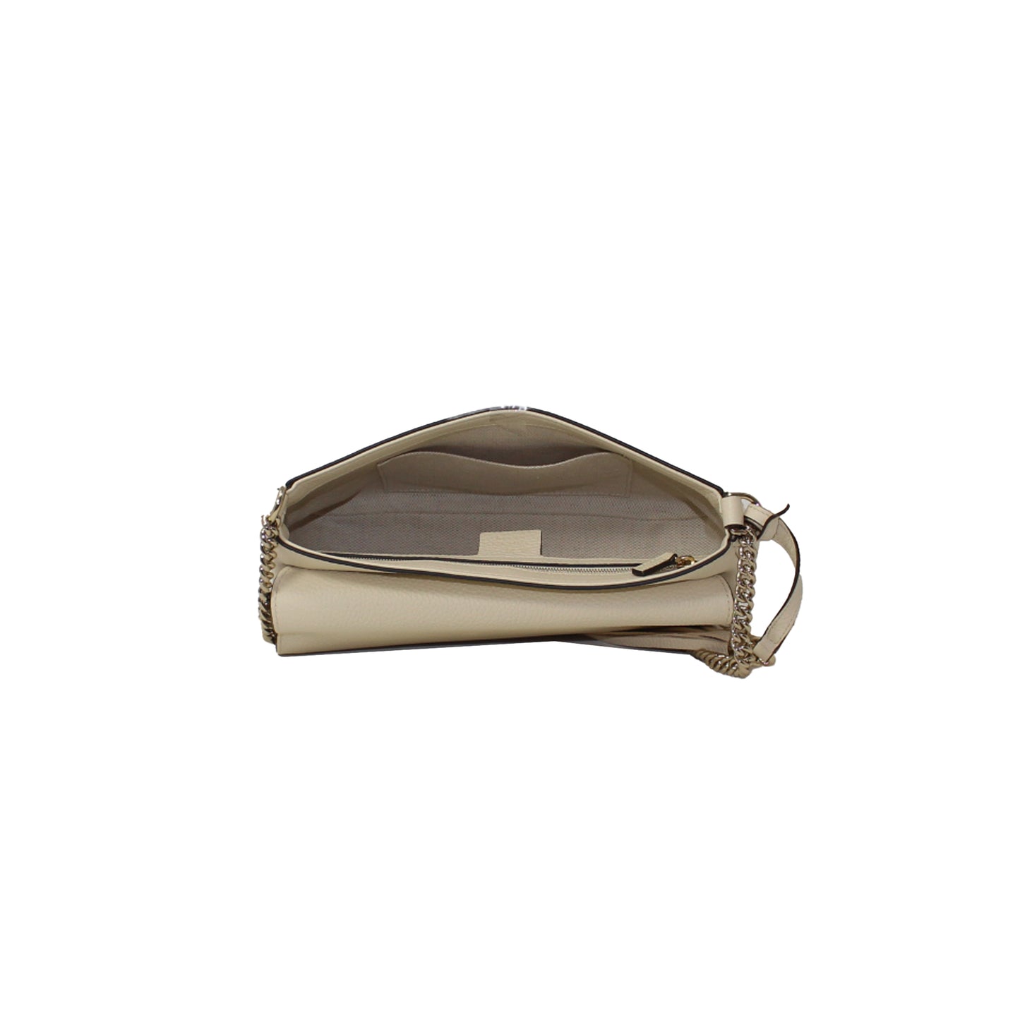 Gucci Soho Flap Bag Medium Beige