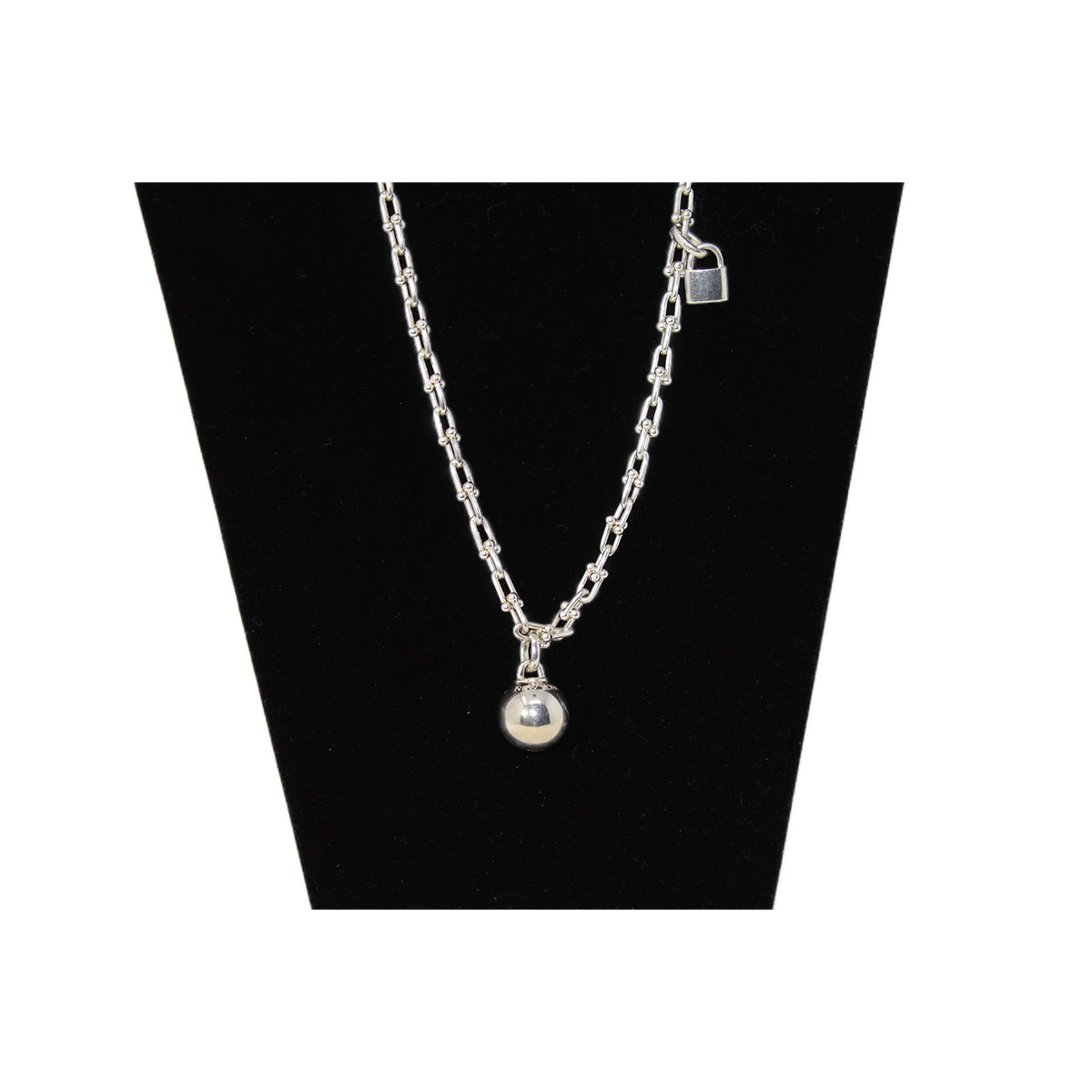 Tiffany and Co Hardwear Ball Charm Necklace