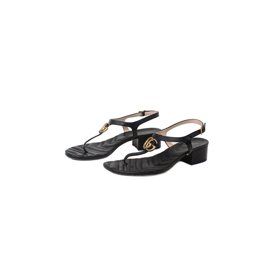 Gucci GG Buckel Sandals Size 40