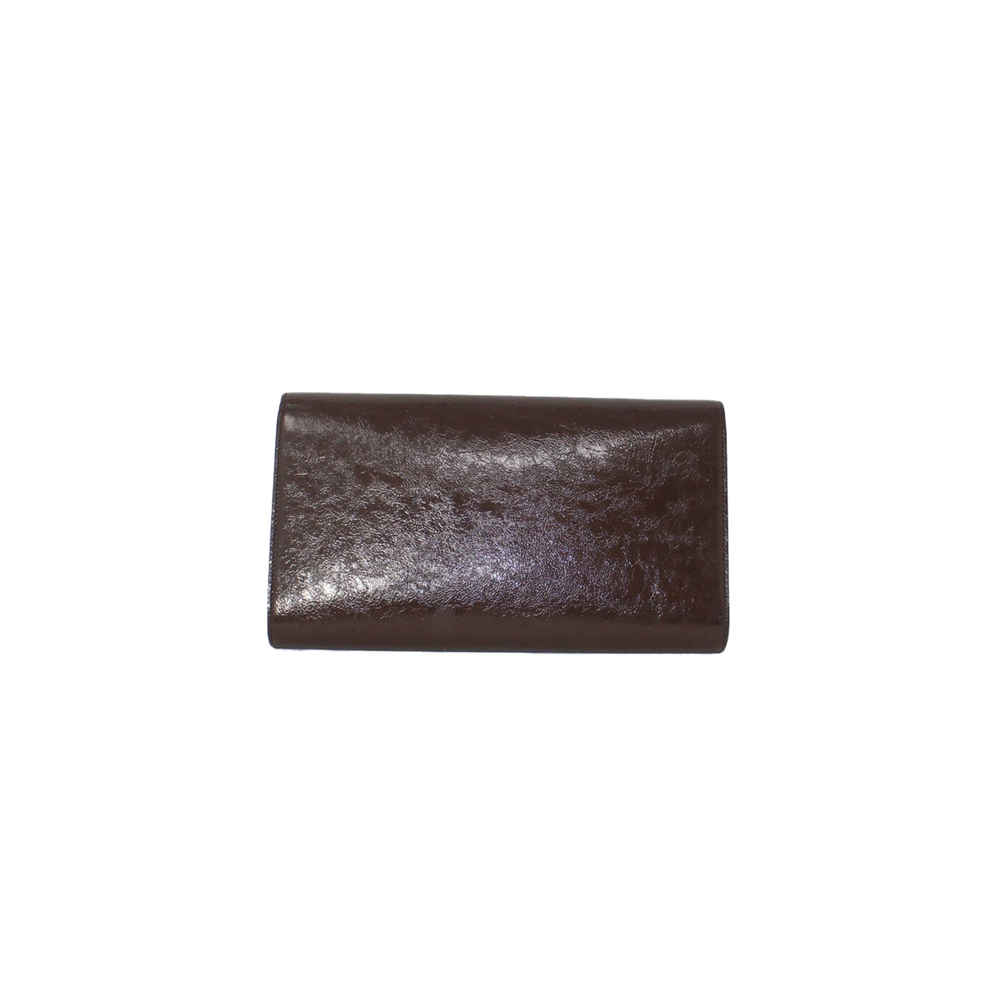 YSL patent leather clutch