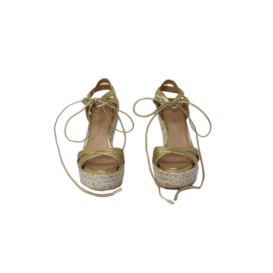 Sergio Rossi wedges dorados Size 37