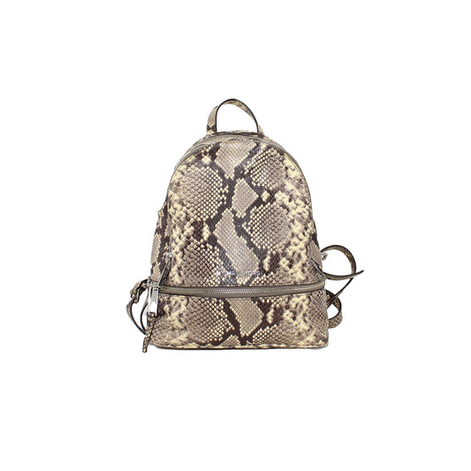 Michael Kors Snakeskin Print Backpack