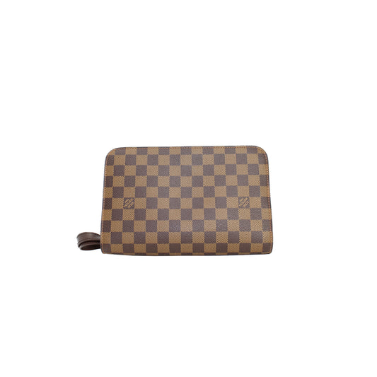 Louis Vuitton Damier Ebene Pochette Saint  Louis With Dustbag