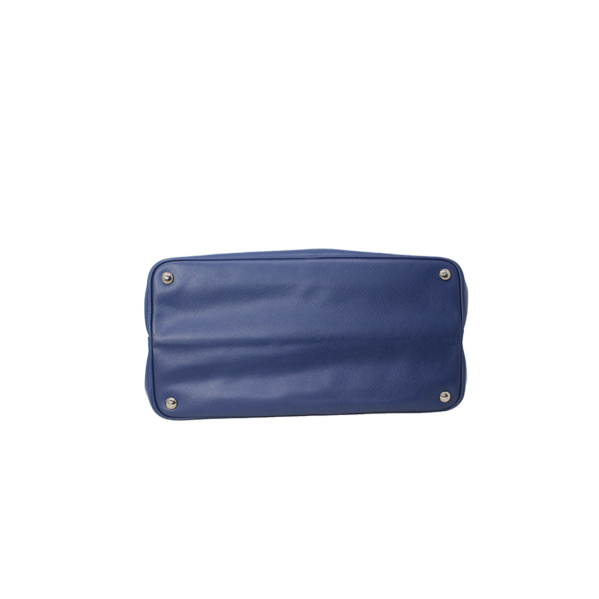 Prada Saffiano Blue Top Handle Bag