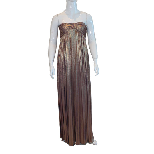 Retrofete XS purple/gold long dress