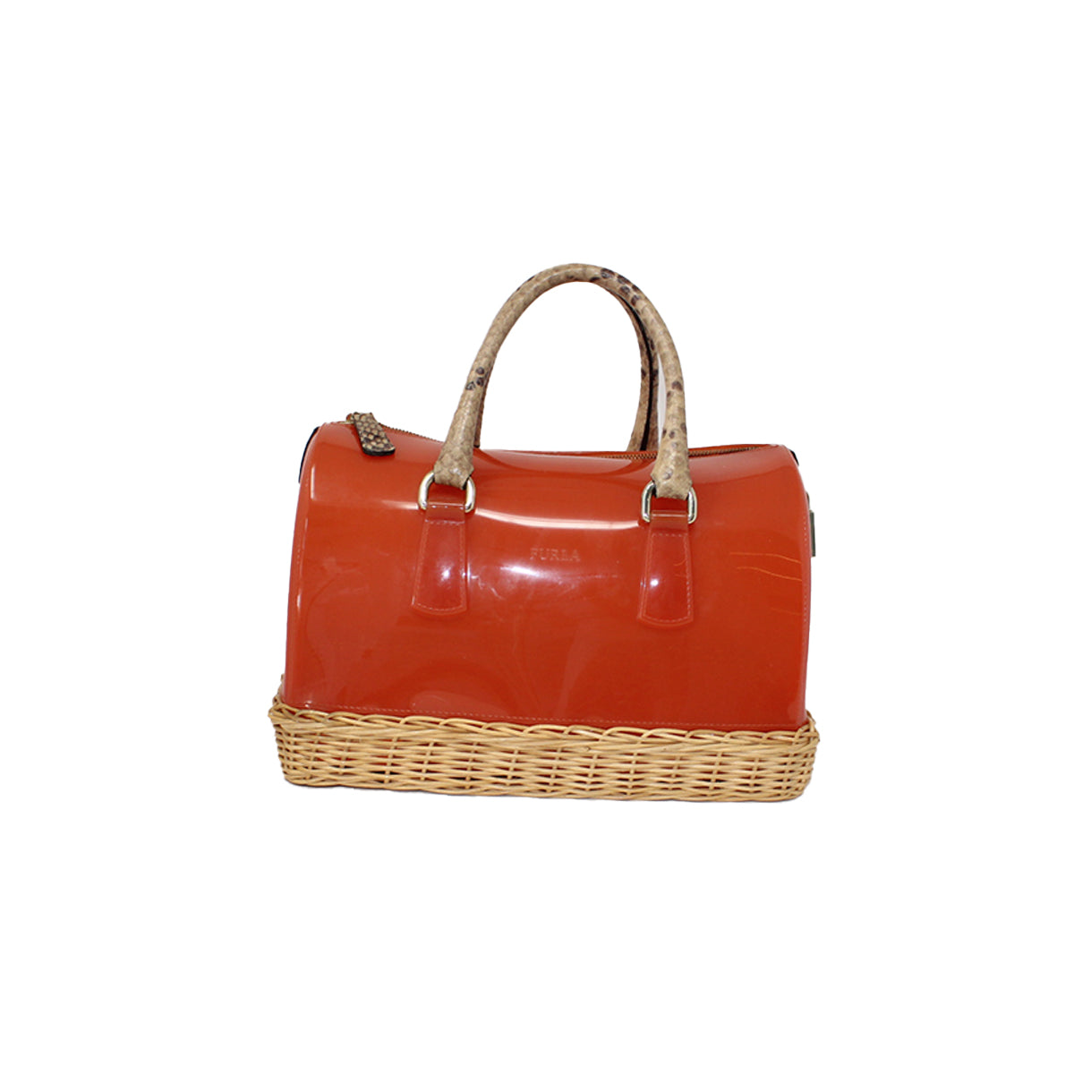 Furla Candy Jelly Satchel, Orange