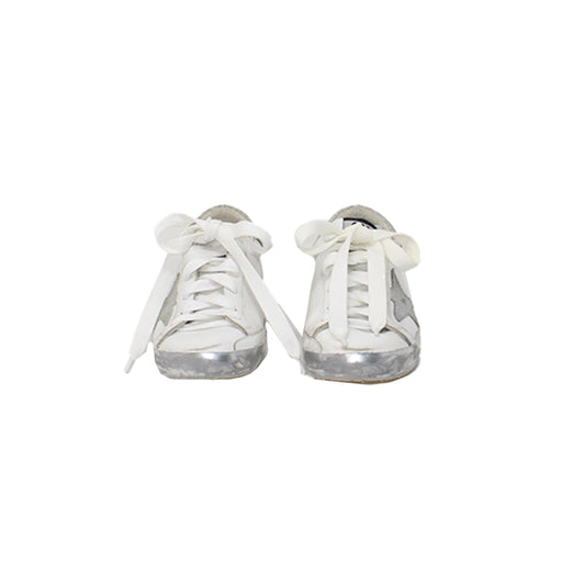 Golden Goose silver sneakers Talla 37
