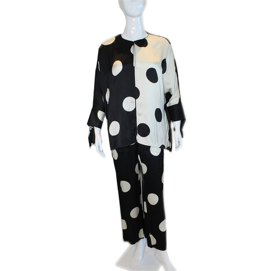 Carolina Herrera Silk Pant Set