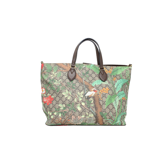 Gucci Tian Soft GG Tote ( pequeño rayón de pluma en parte interna) with dustbag