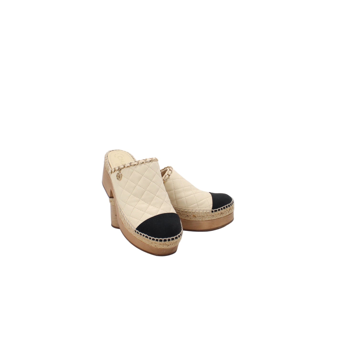 Chanel Interlocking Mules