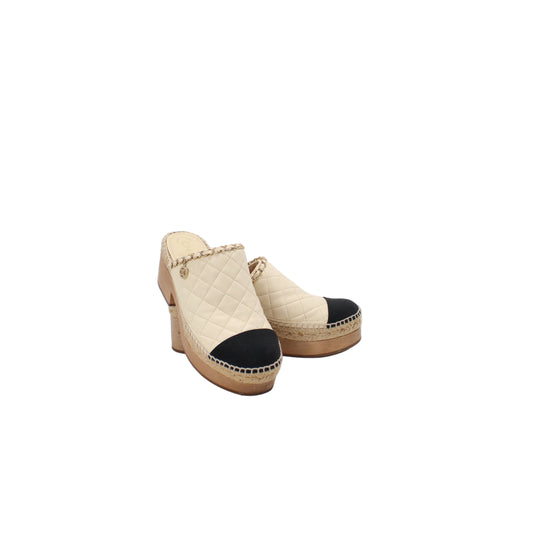 Chanel Interlocking Mules