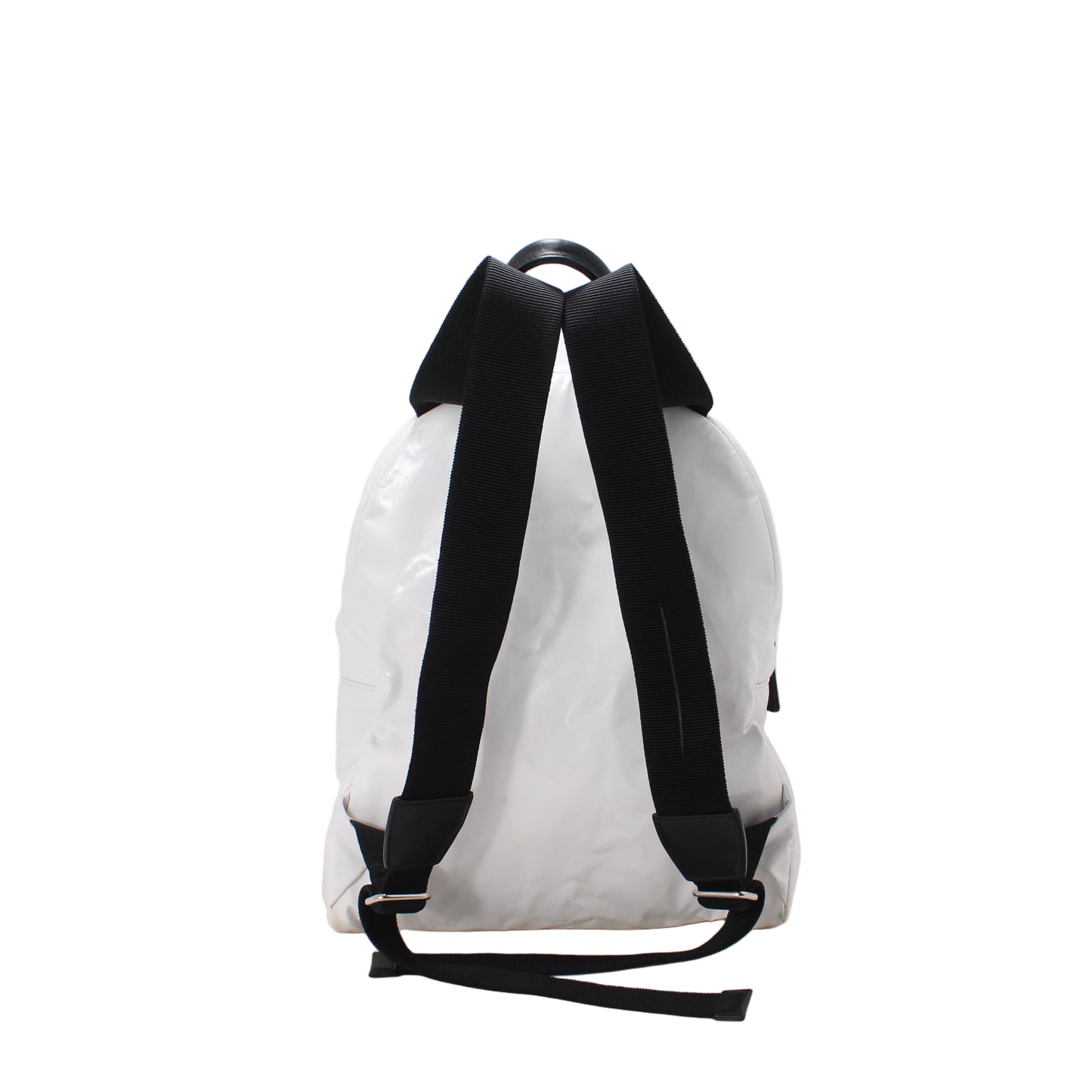Chanel White Vinyl La Pausa Backpack Bag