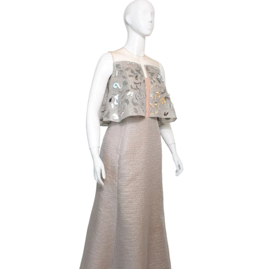 Dress Angel Sanchez Plata Crystal
