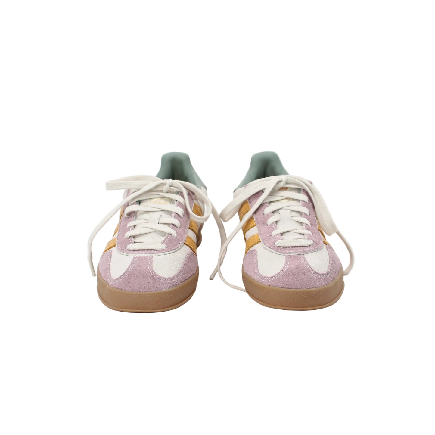 Adidas Gazelle Indoor White-Alumin-Preyel.  7.5 Men