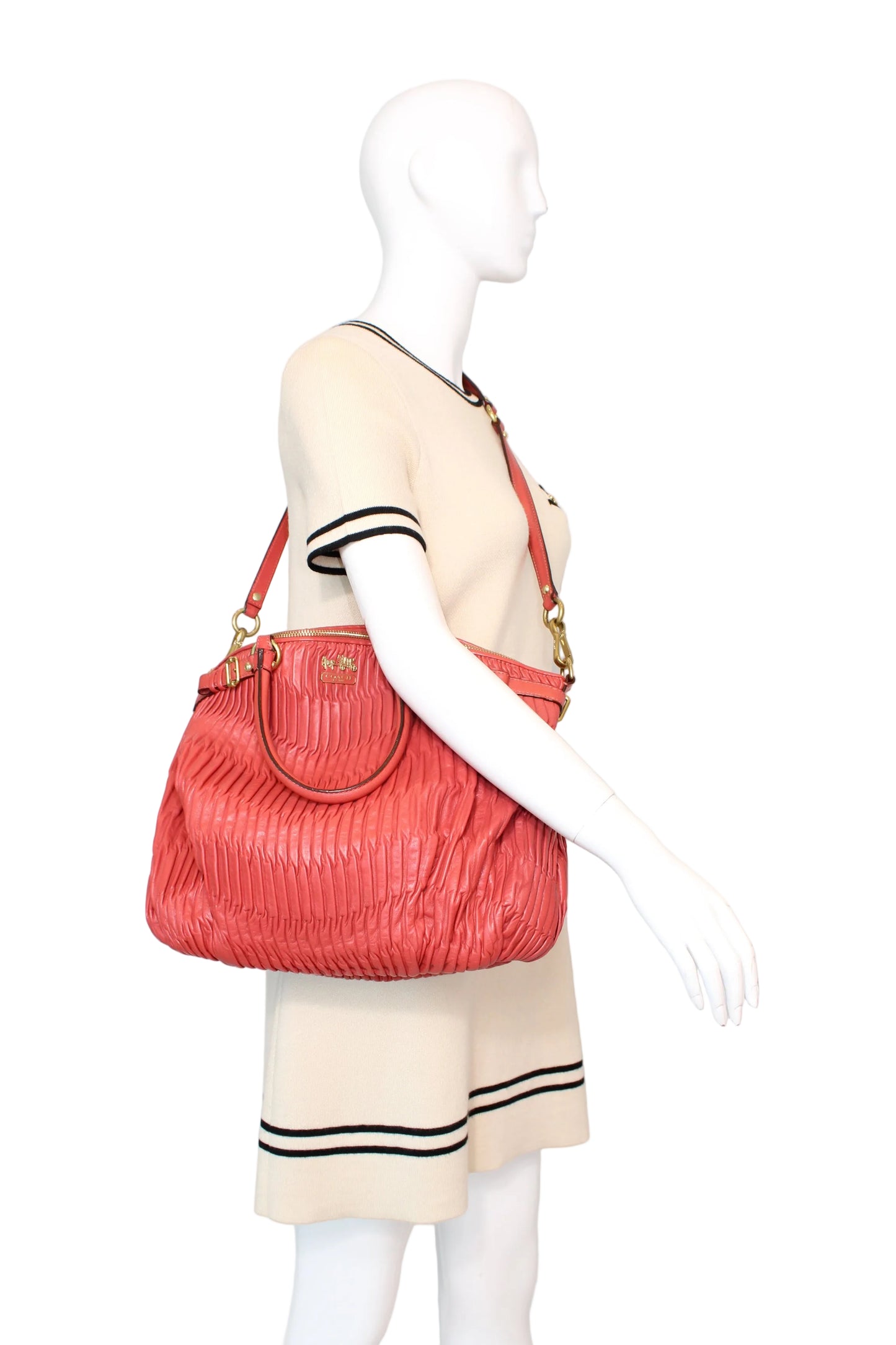 Coach Madison Gathered Leather  lindsey
