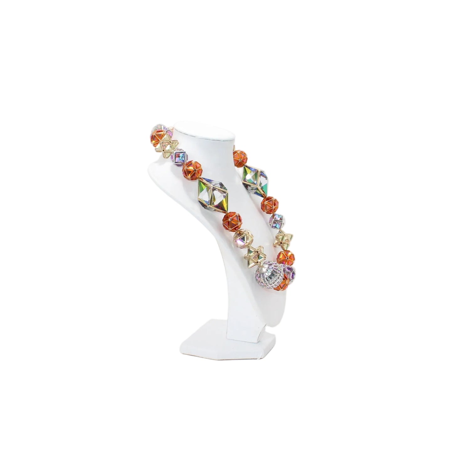 Curiosa Necklace ,Magnetic Closure Mixed Metal Finish