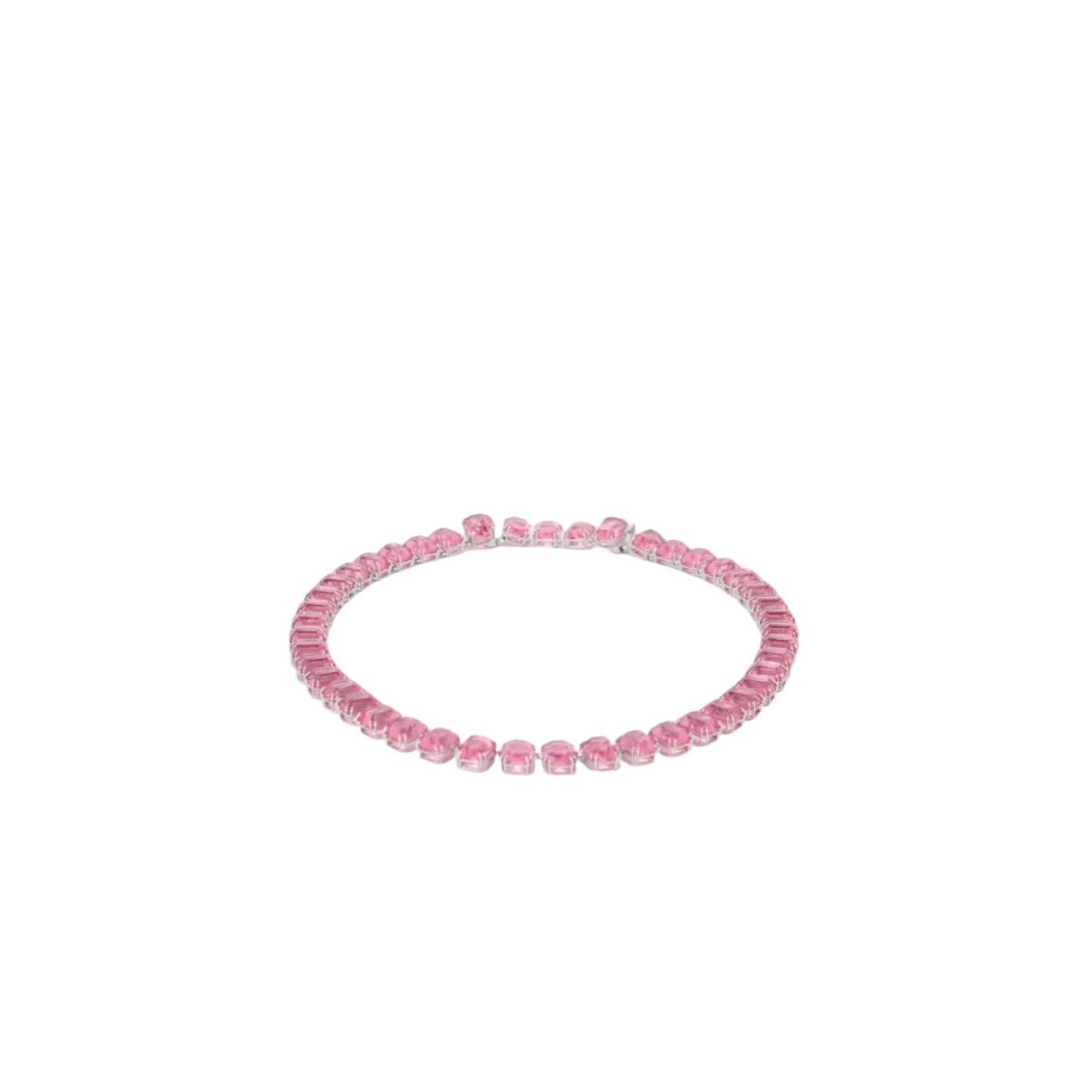 Milena Necklace Octagon Cut pink Rhodium