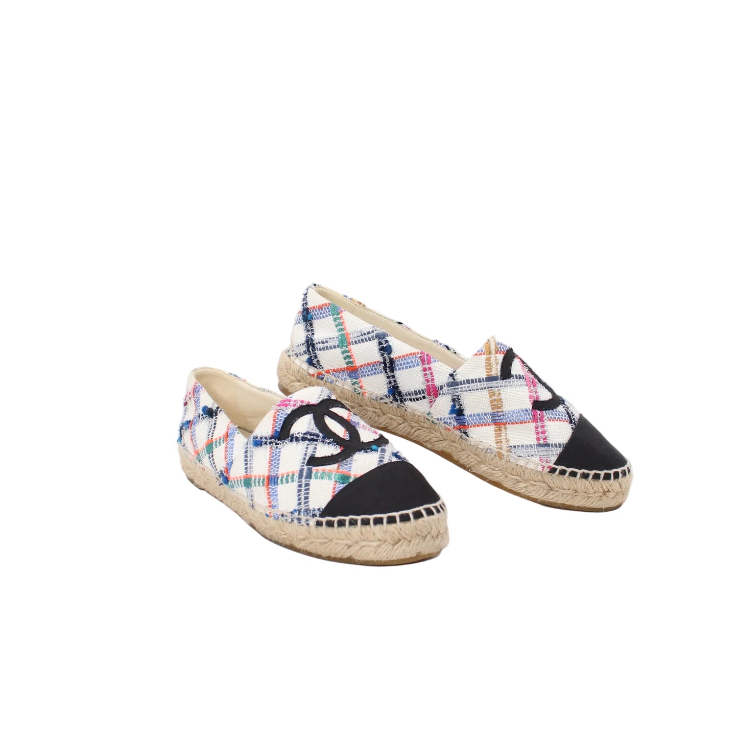 Chanel Tweed Espadrilles 38