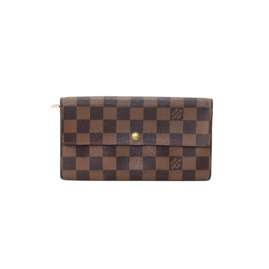 Louis Vuitton Damier Ebene Sarah wallet