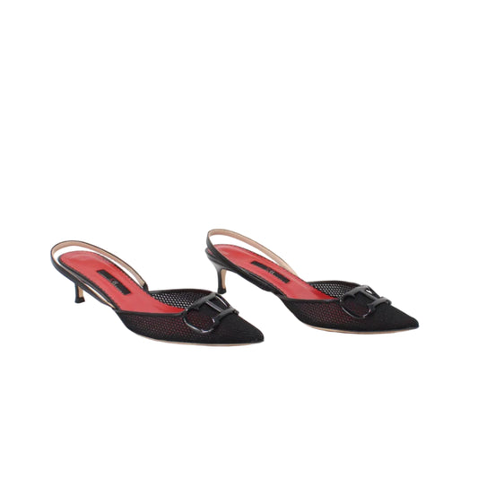 Carolina Herrera Mesh Slingbacks 37