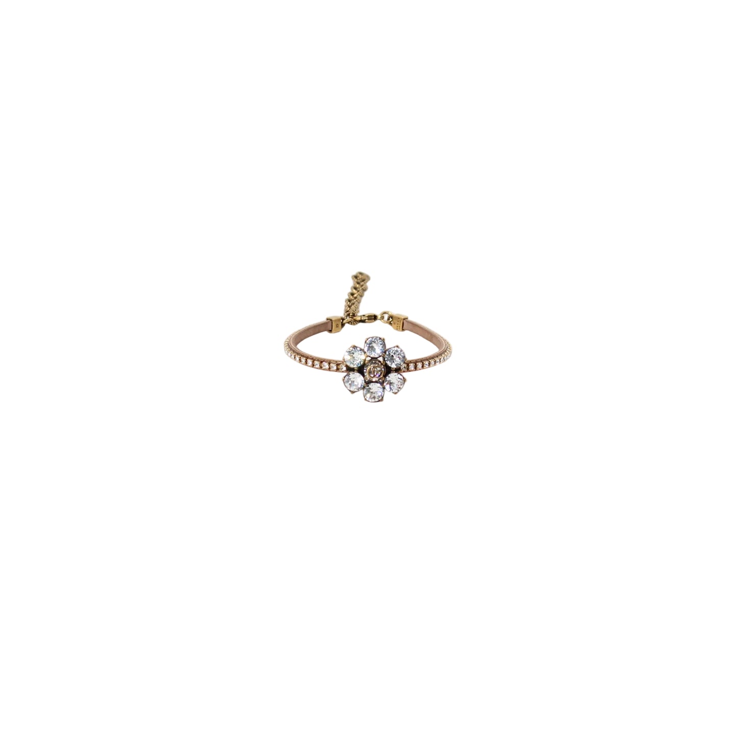 Gucci Crystal Double G Bracelet