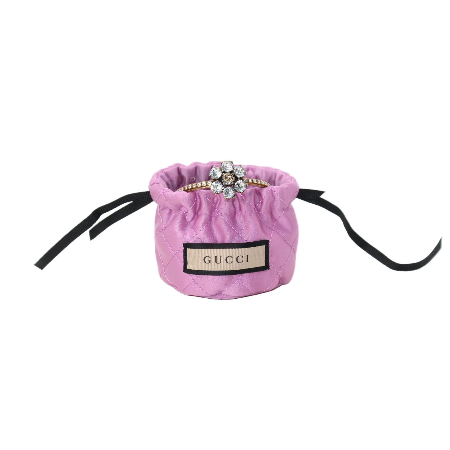 Gucci Crystal Double G Bracelet
