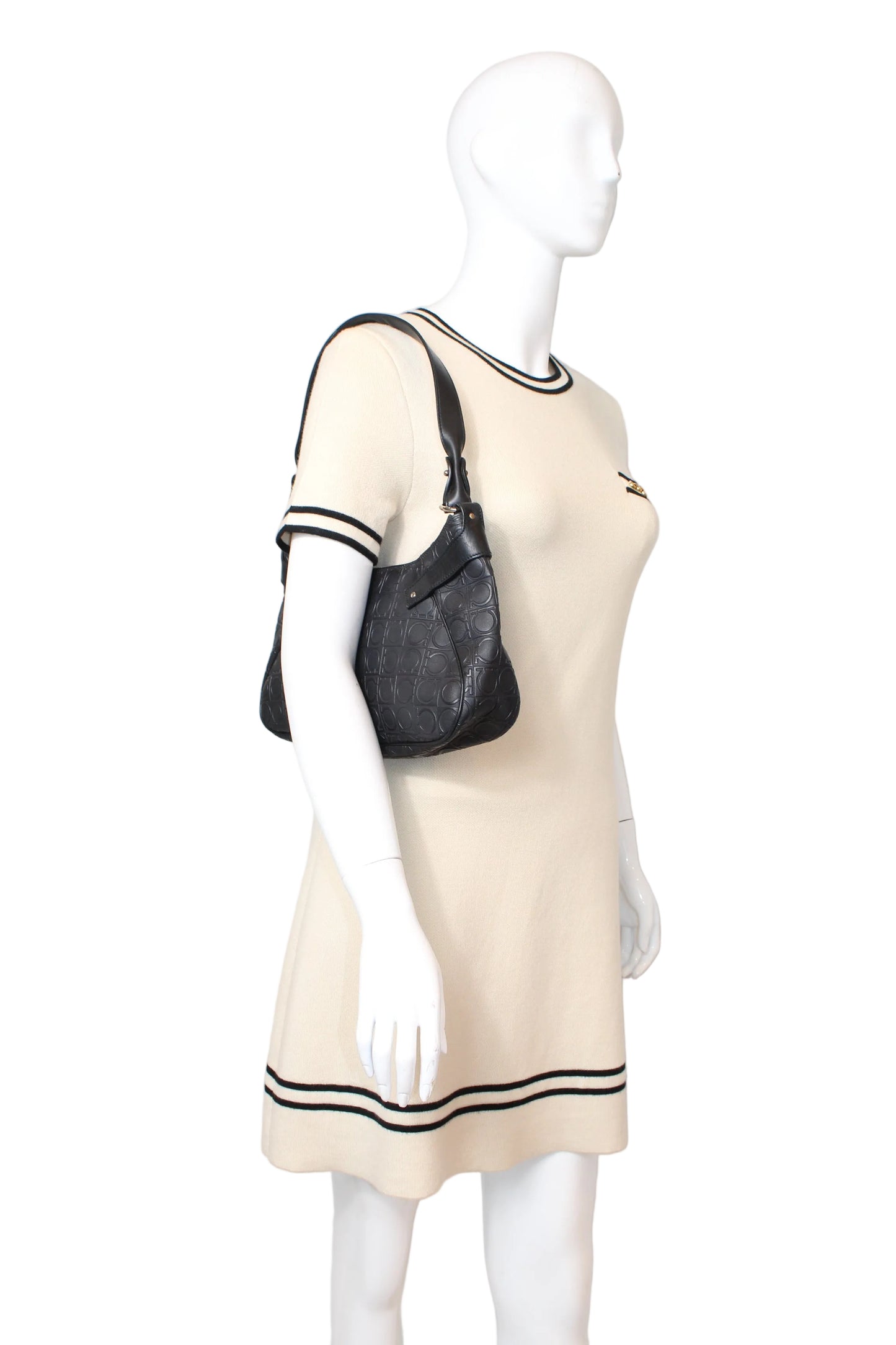 Ferragamo Embossed Leather bag