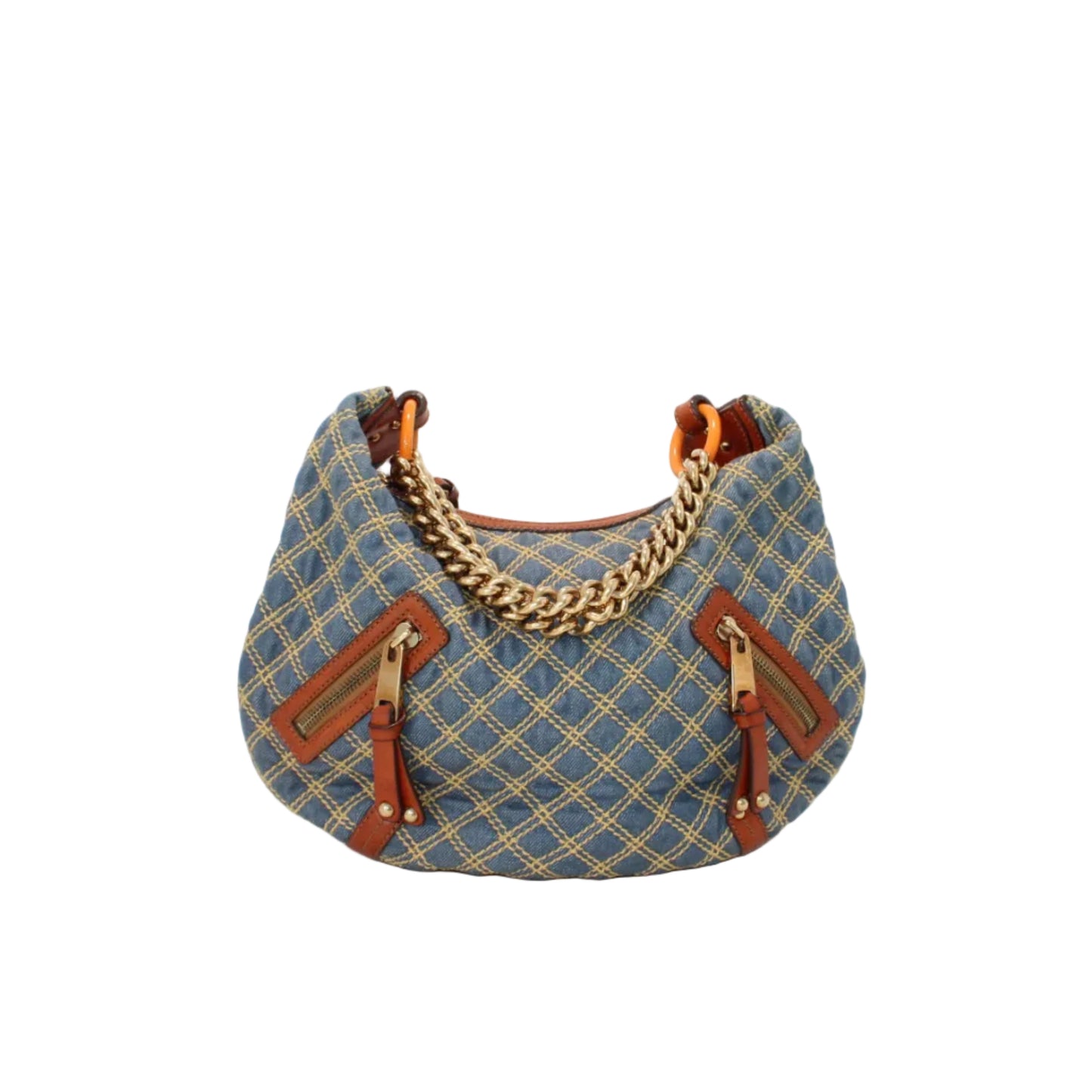 Marc Jacobs Quilted Denim Chain  