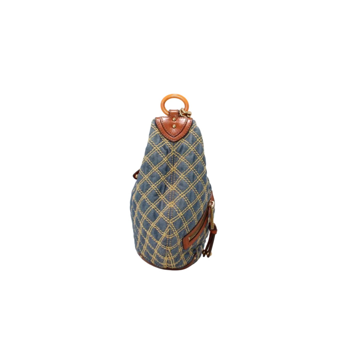 Marc Jacobs Quilted Denim Chain  