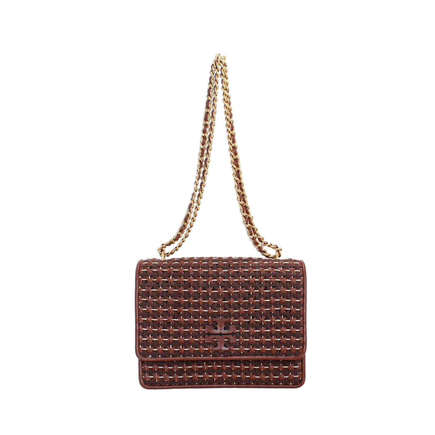Tory Burch woven leather bag         