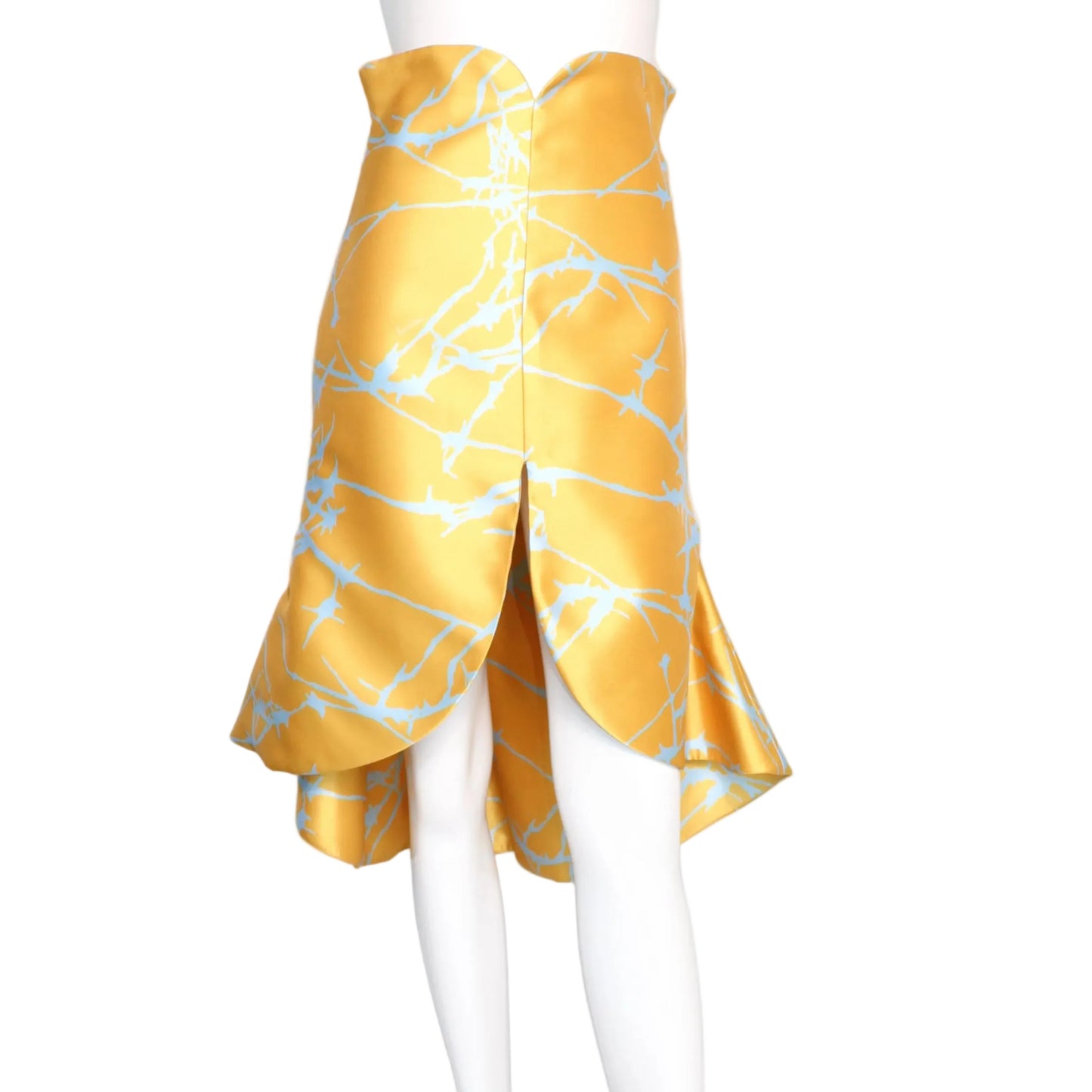 Falda Yellow Blue Andres Otalora   8  