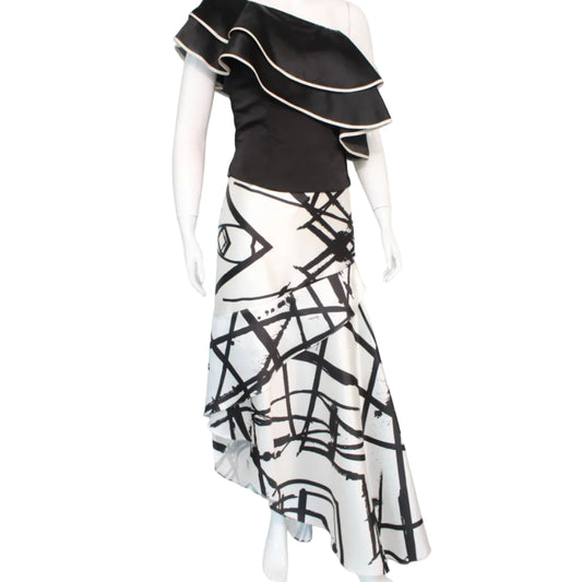 Conjunto Black and White Andrés Otálora Stripes