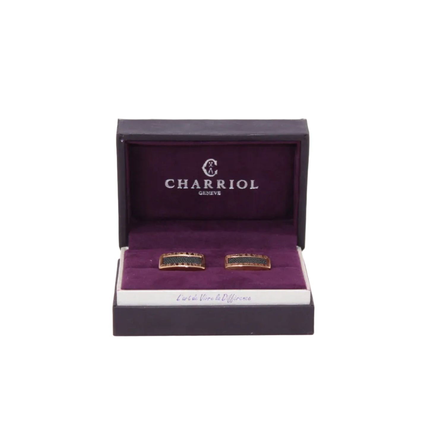 Charriol Cable Cufflinks         