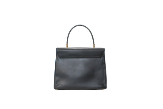 Salvatore Ferragamo Gancini Leather Top Handle Bag