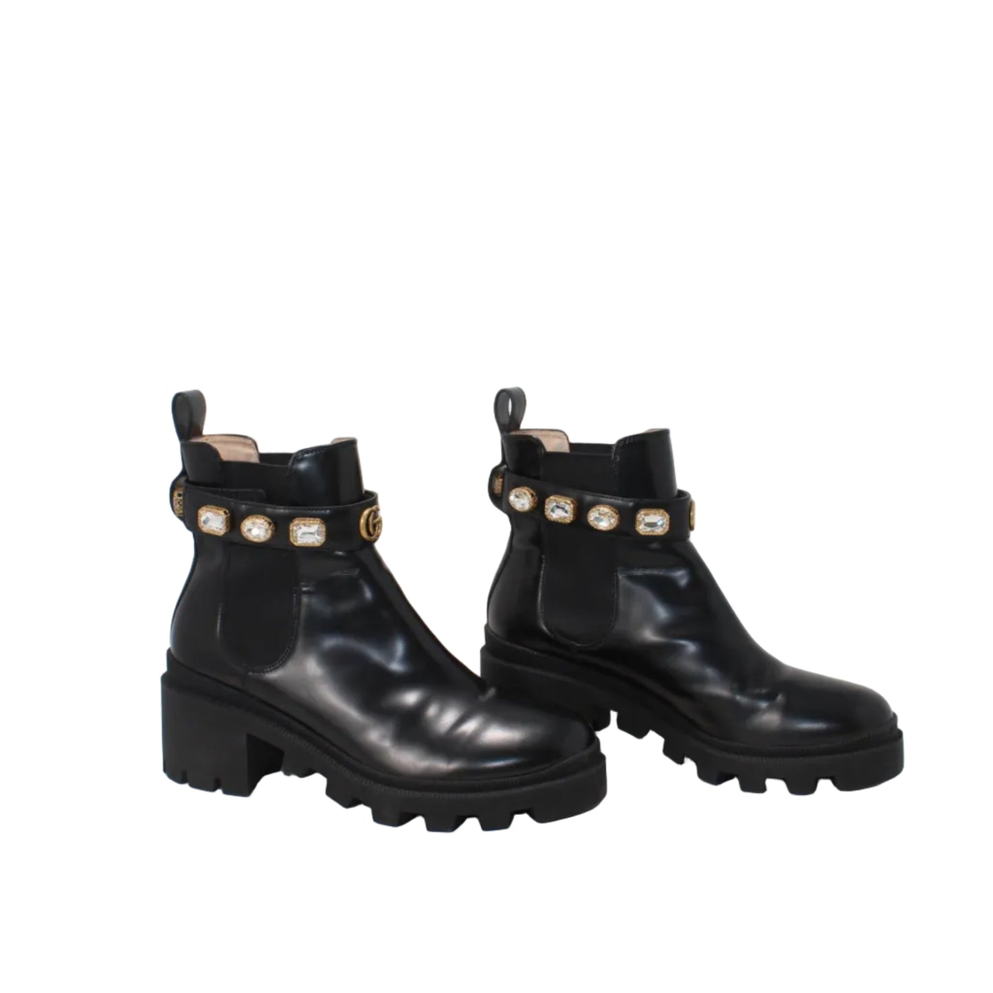 Gucci Trip Chelsea Ankle Boots	40.5