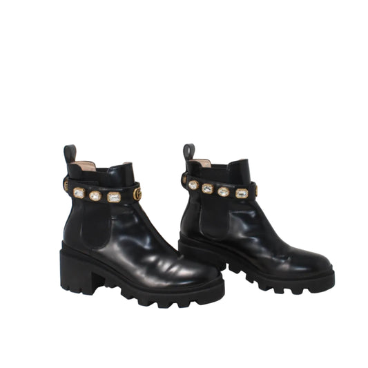 Gucci Trip Chelsea Ankle Boots	40.5