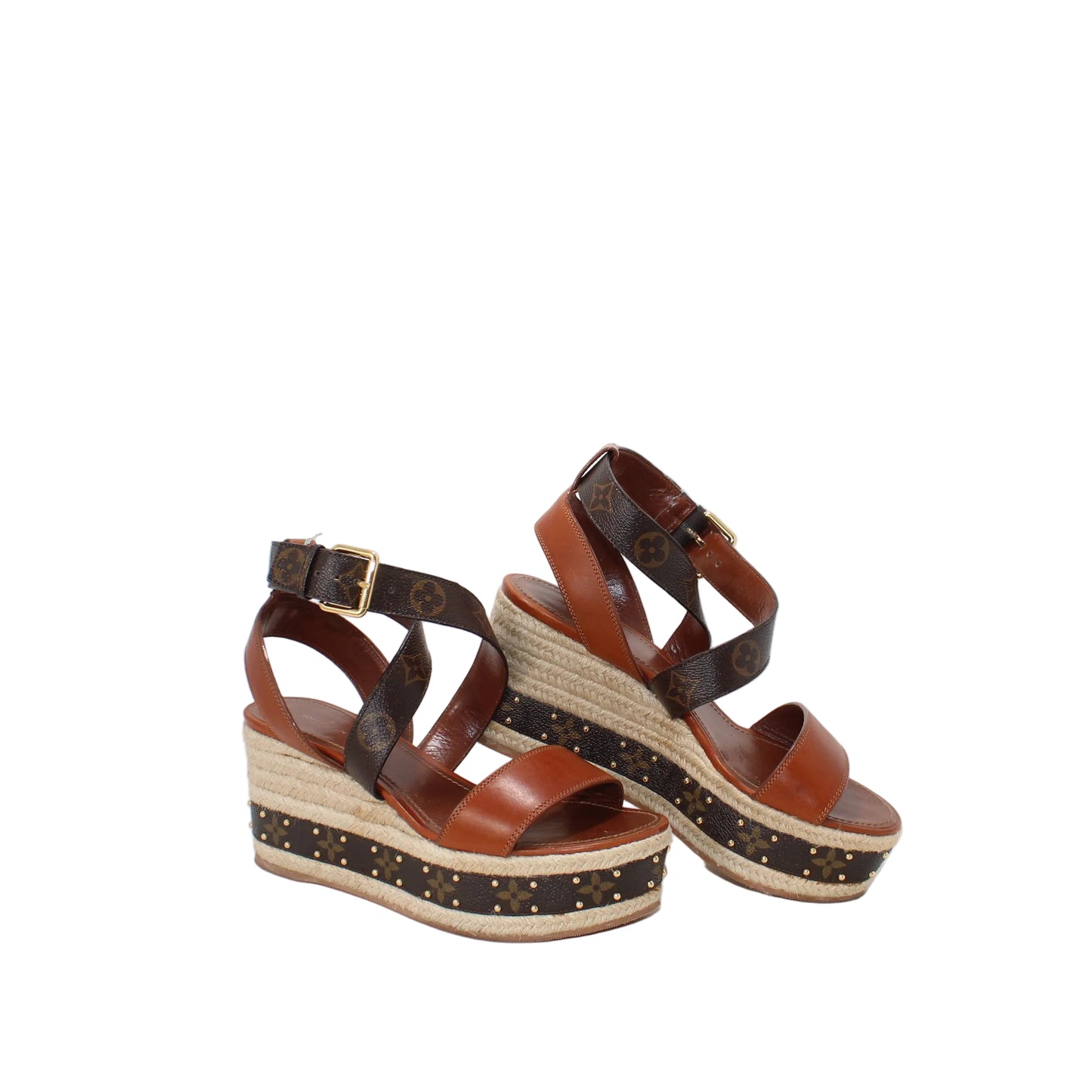 Louis Vuitton Boundary Wedge Espadrilles 40