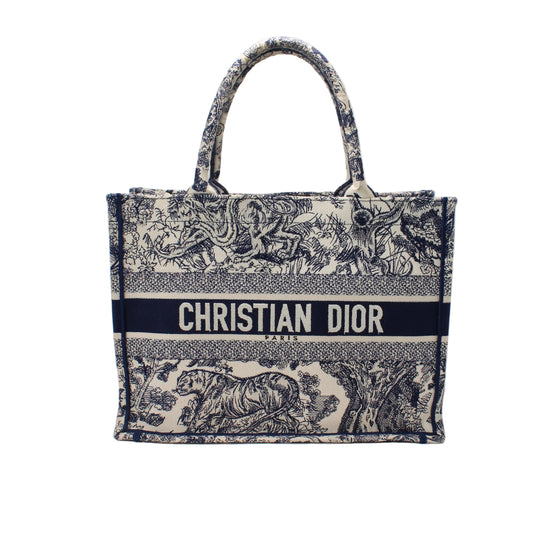 Christian Dior Book Tote Toile de Jouy     