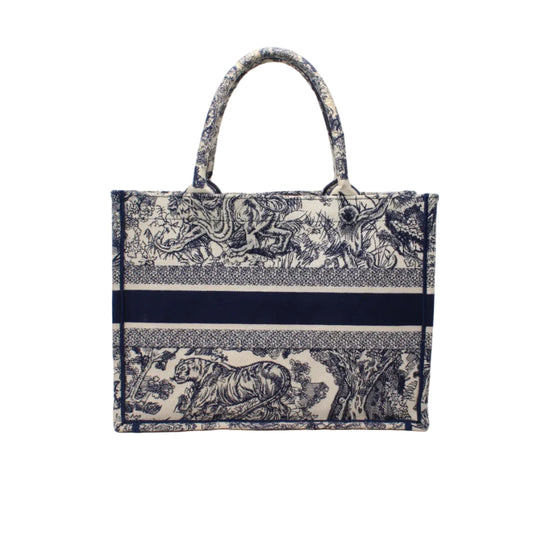 Christian Dior Book Tote Toile de Jouy