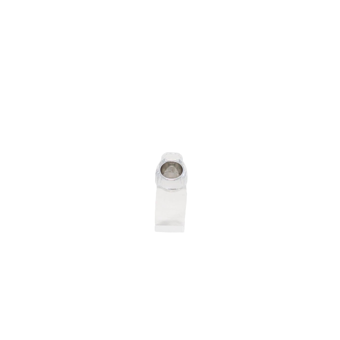 Lucent Cocktail Ring white