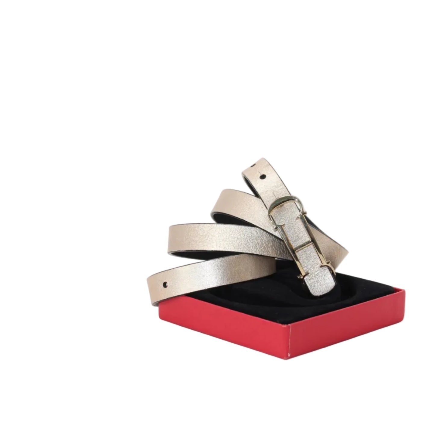 Carolina Herrera Belt reversible Gold/ black