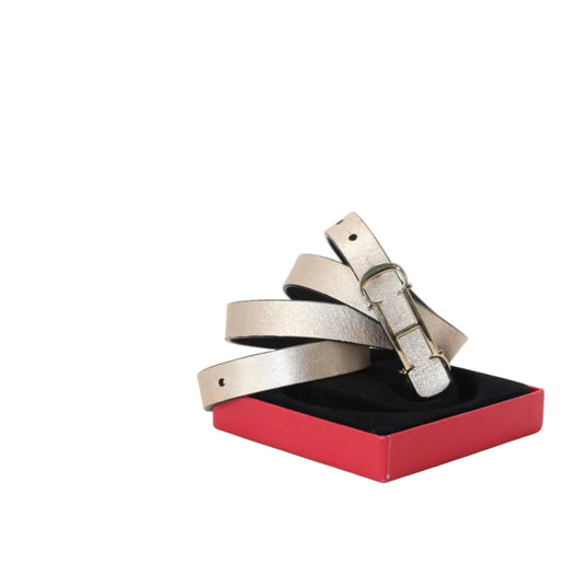 Carolina Herrera Belt reversible Gold/ black