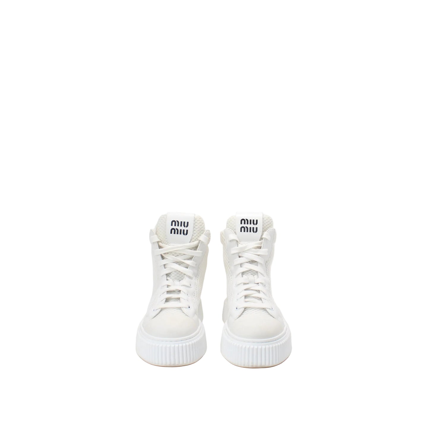 Miu Miu Mesh Colorblock Pattern Sneakers  38