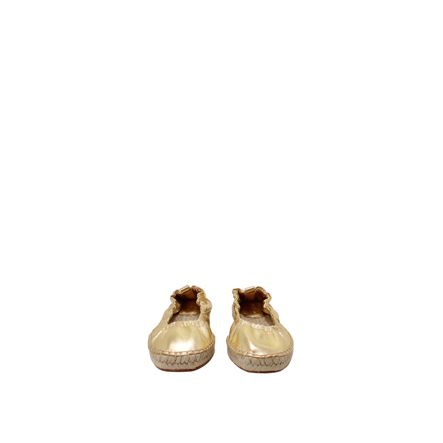 Saks fifth avenue golden loafers 36.5