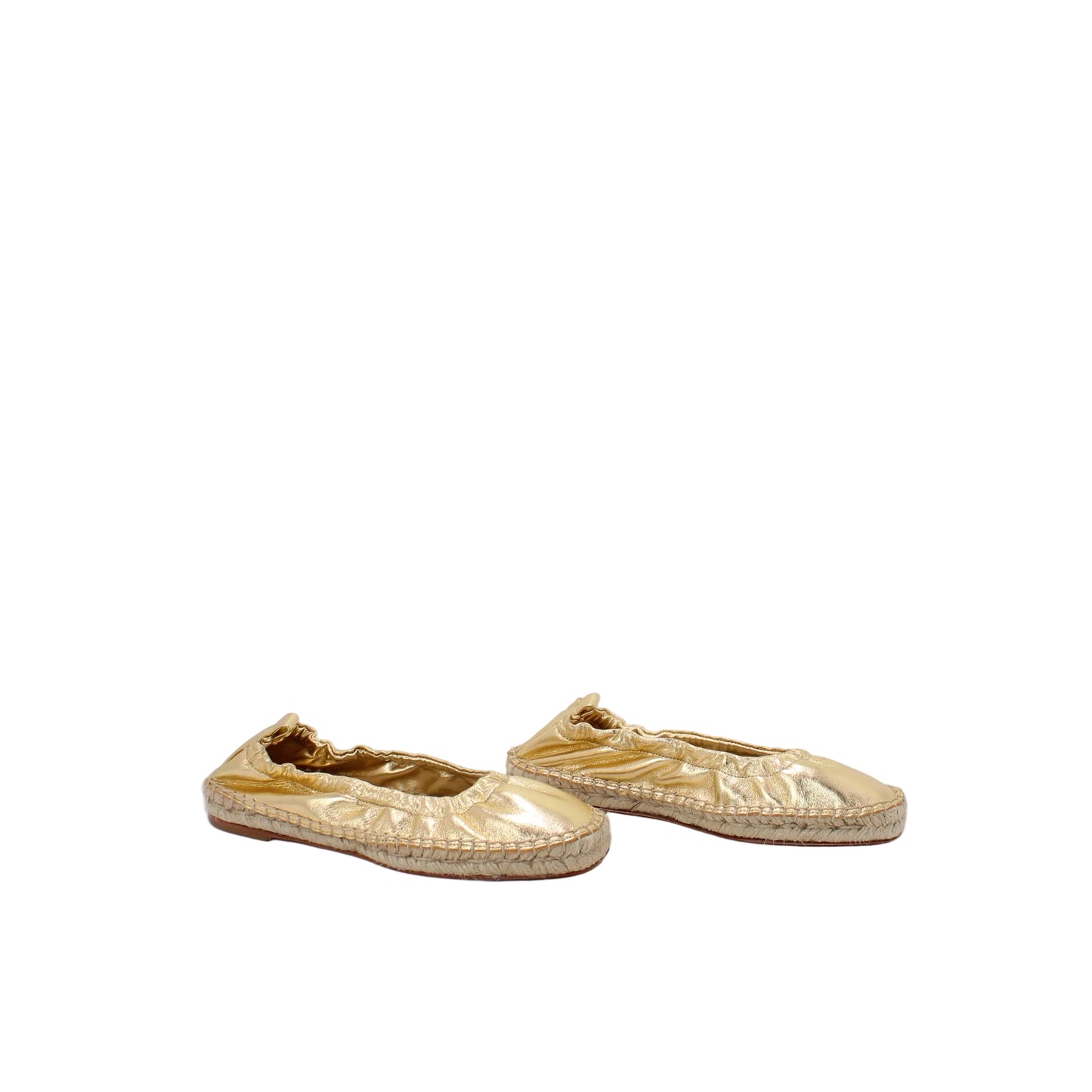 Saks fifth avenue golden loafers 36.5