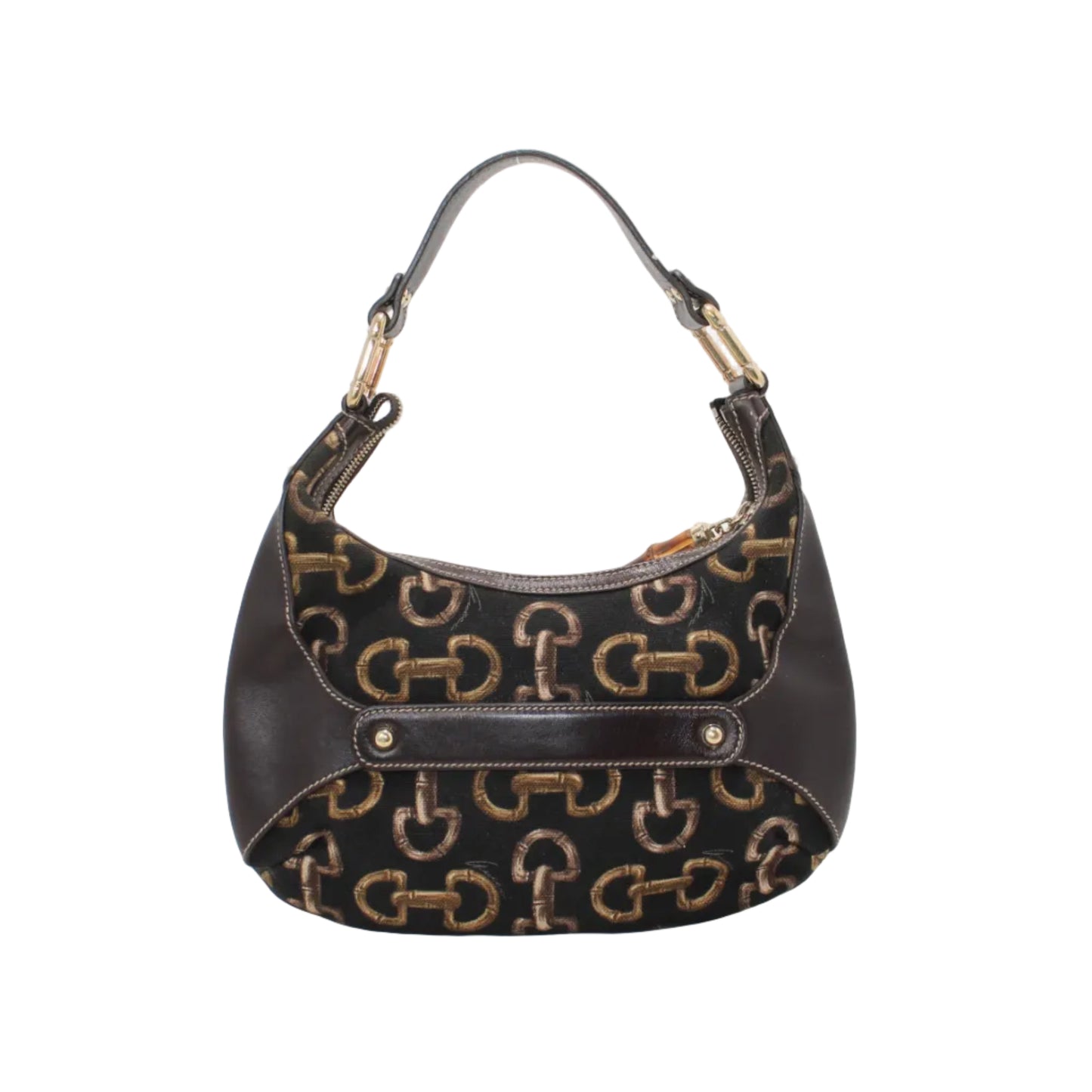 Gucci Printed Bamboo Jackie Bag