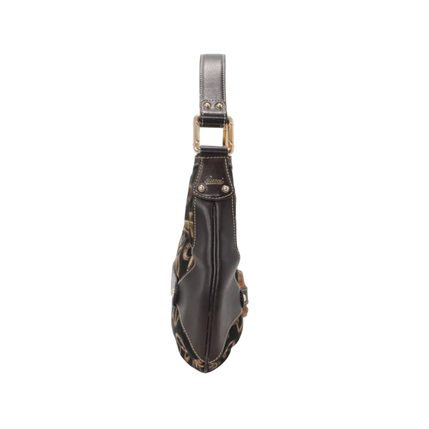 Gucci Printed Bamboo Jackie Bag